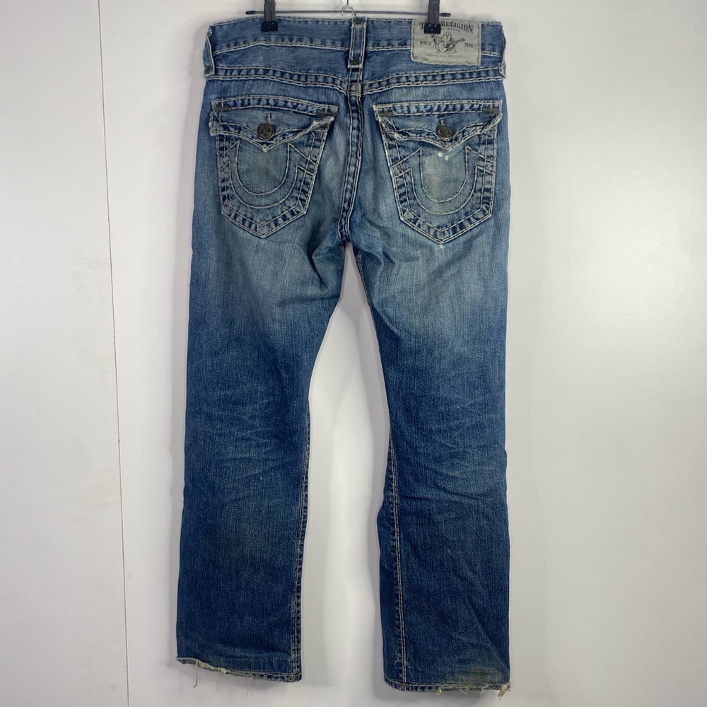 True Religion Size 30 Straight Leg Made In USA Jeans Denim Pants
